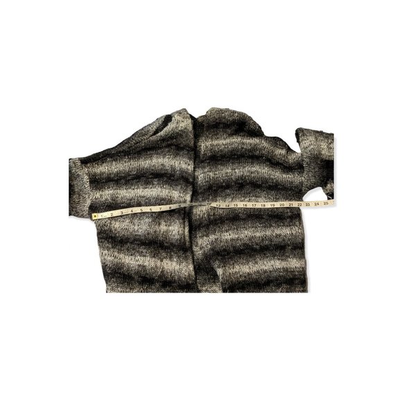 Sonoma Black & Gray Long Open Front Cardigan Size XL - Picture 9 of 9